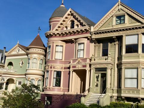 Photo : Maisons victoriennes San Francisco